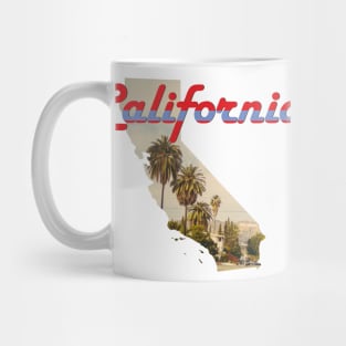 California State Map Outline Mug